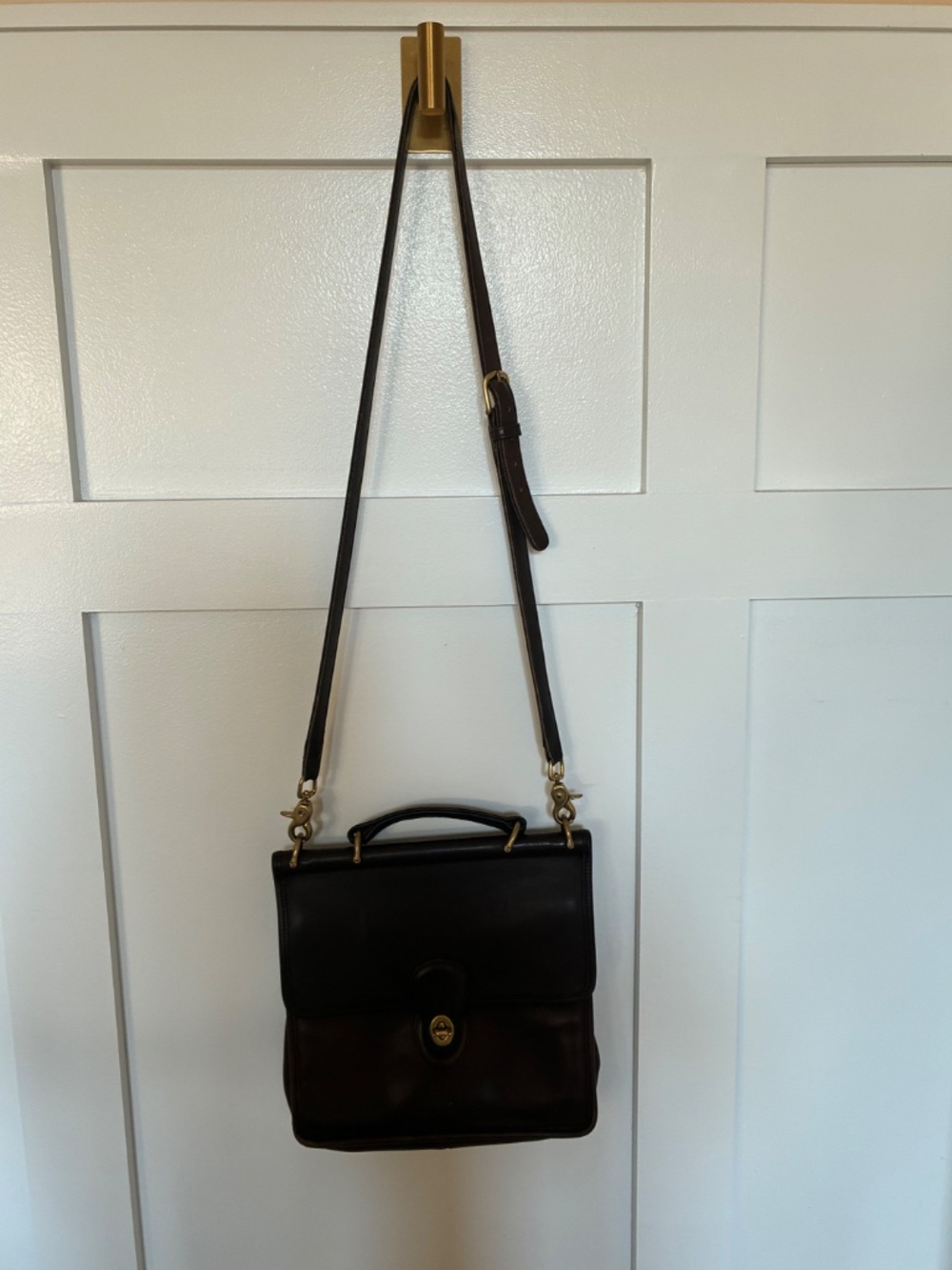 Vintage Coach Mahogany 9927 Willis Bag - Picture 2 of 16
